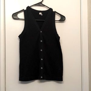 American apparel cardigan vest